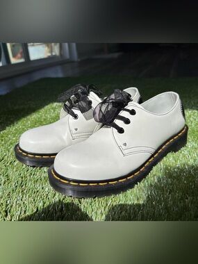 Dr. Martens White Leather
